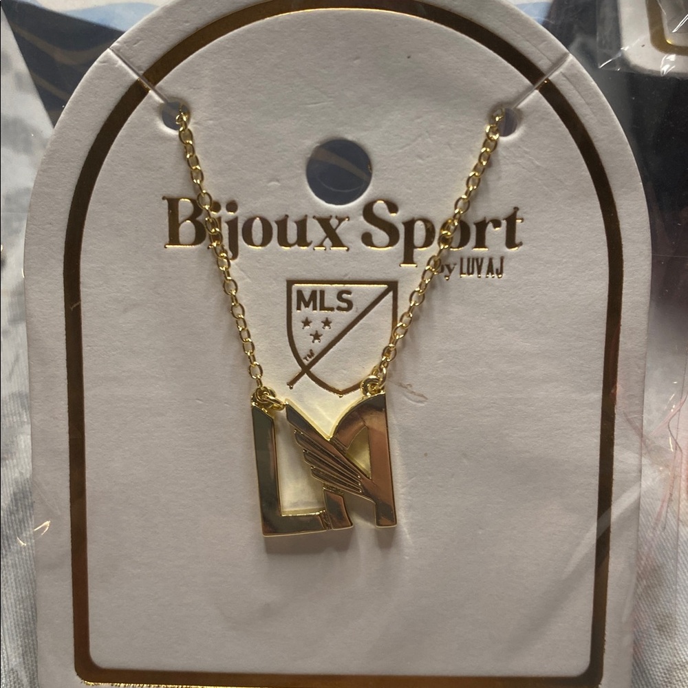 MLB LA Dodgers Gold Necklace